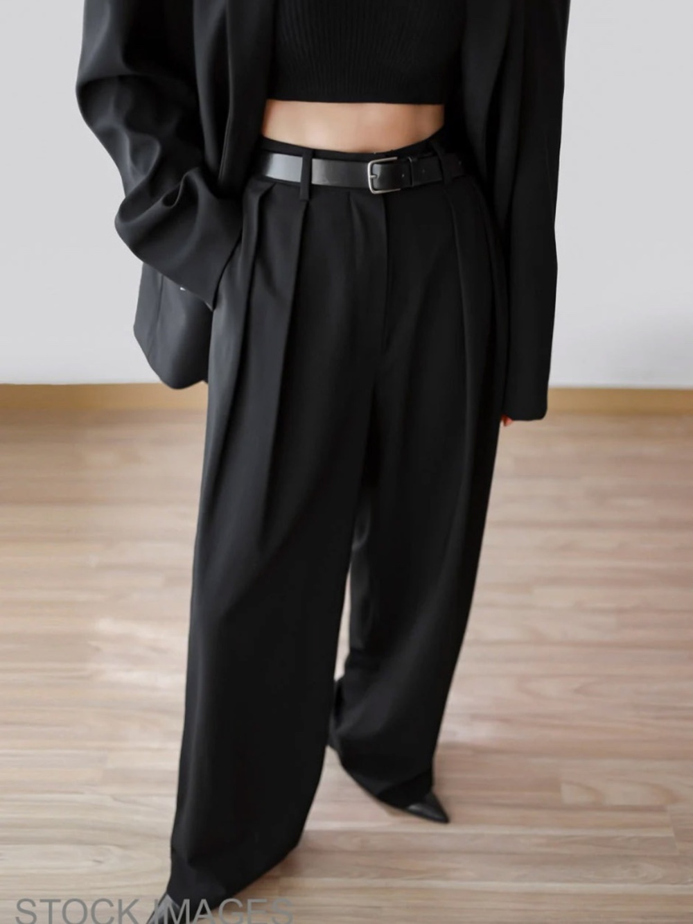 The Frankie Shop | Tansy Pleated Trousers | Black | Small | NWOT